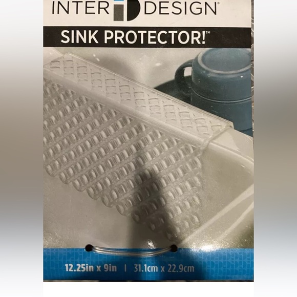 Inter Design Sink divider protector mat clear 12.25inx9in - Picture 3 of 3